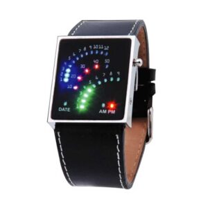 Binär-Uhr-Zeit-Uhrzeit-Armbanduhr