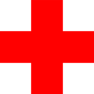 Rotes Kreuz-Rot-Kreuz-Notfall